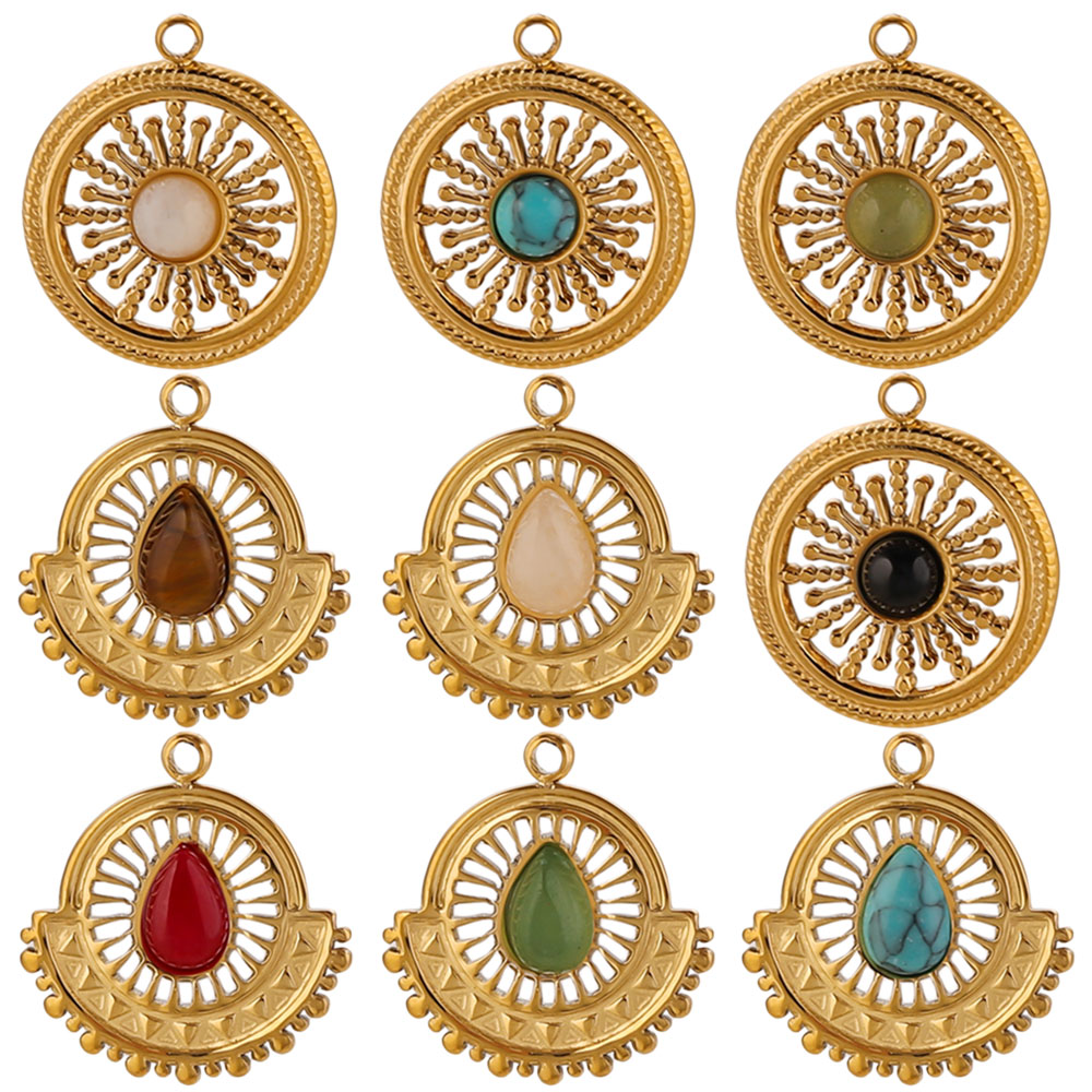 Ethnic Fashion Accessories - 4 Peças de Pingentes Boho de