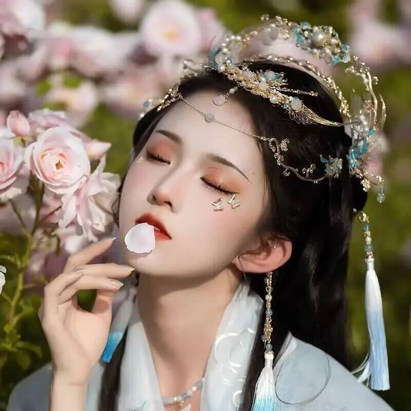 Coroa de Cabelo Hanfu Chinesa  - Ethnic Fashion Accessories avaliação e preço