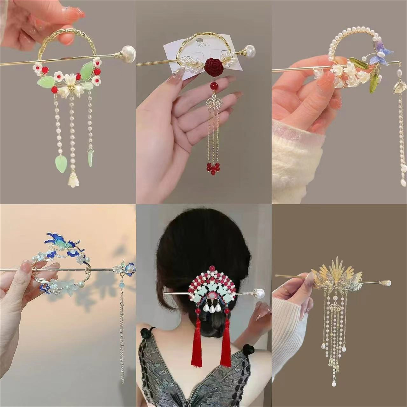 Grampo de cabelo estilo étnico - Ethnic Fashion Accessories avaliação e preço