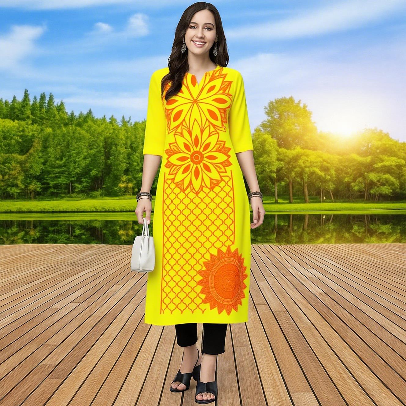 Muçulmano kurtta moda feminina - Ethnic Fashion Kurtis avaliação e preço