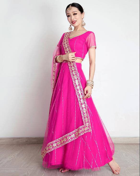 Índia Saree feminino com borda - Saree Georgette Women avaliação e preço