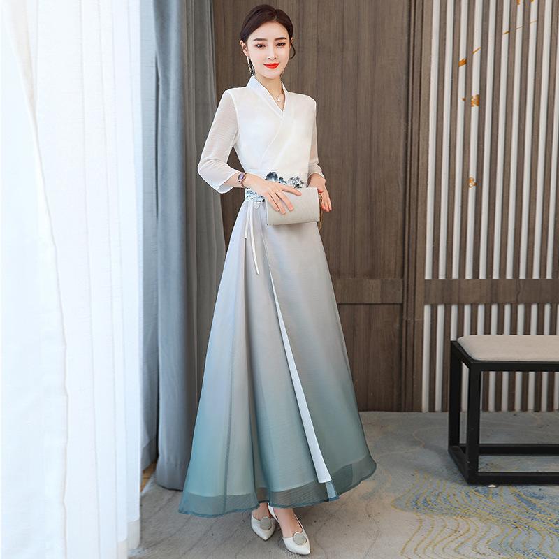Vestido hanfu chinês tradicion - Ethnic Clothing & Online Fashion Store Khaadi Us avaliação e preço