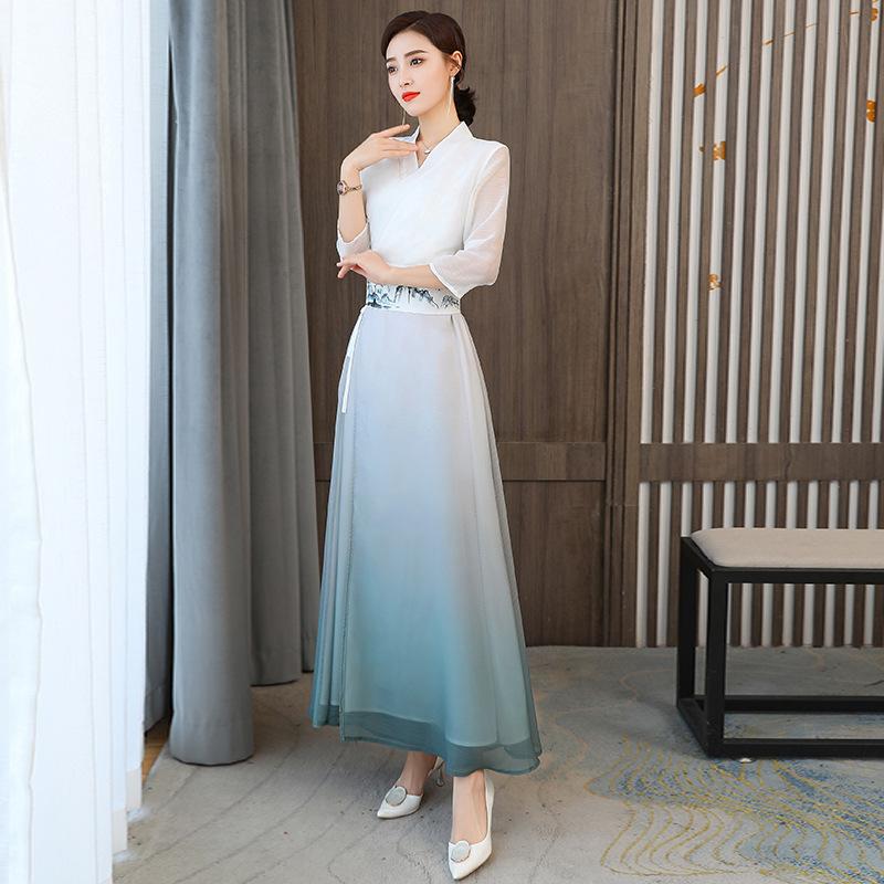 Vestido hanfu chinês tradicion - Ethnic Clothing & Online Fashion Store Khaadi Us avaliação e preço